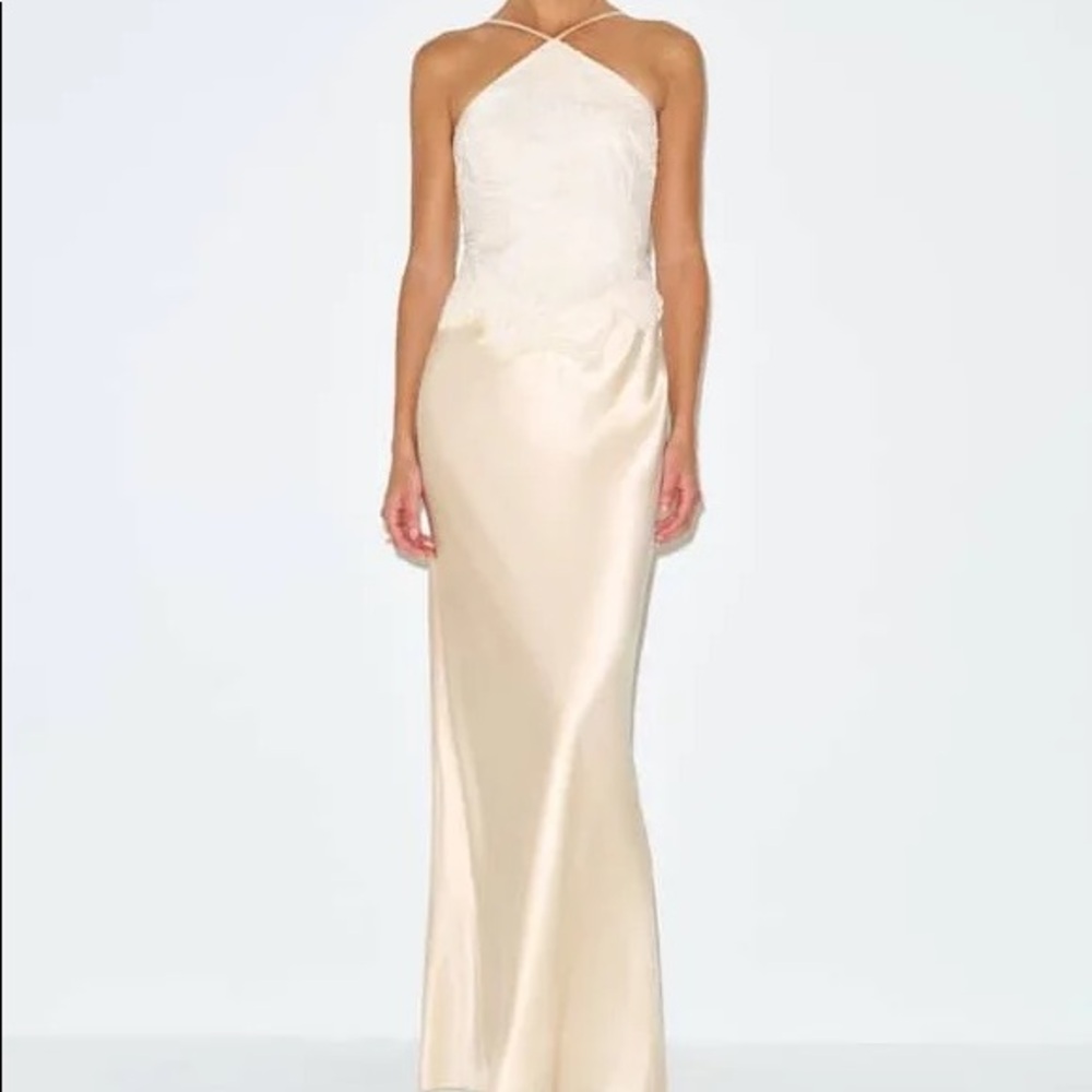 Reformation Jillian Silk Dress